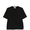 Tricou Stella McCartney Iconic Compact Short-Sleeve negru