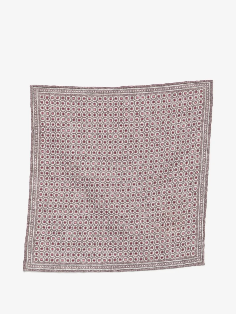 Batista Eleventy geometric-pattern pocket maro