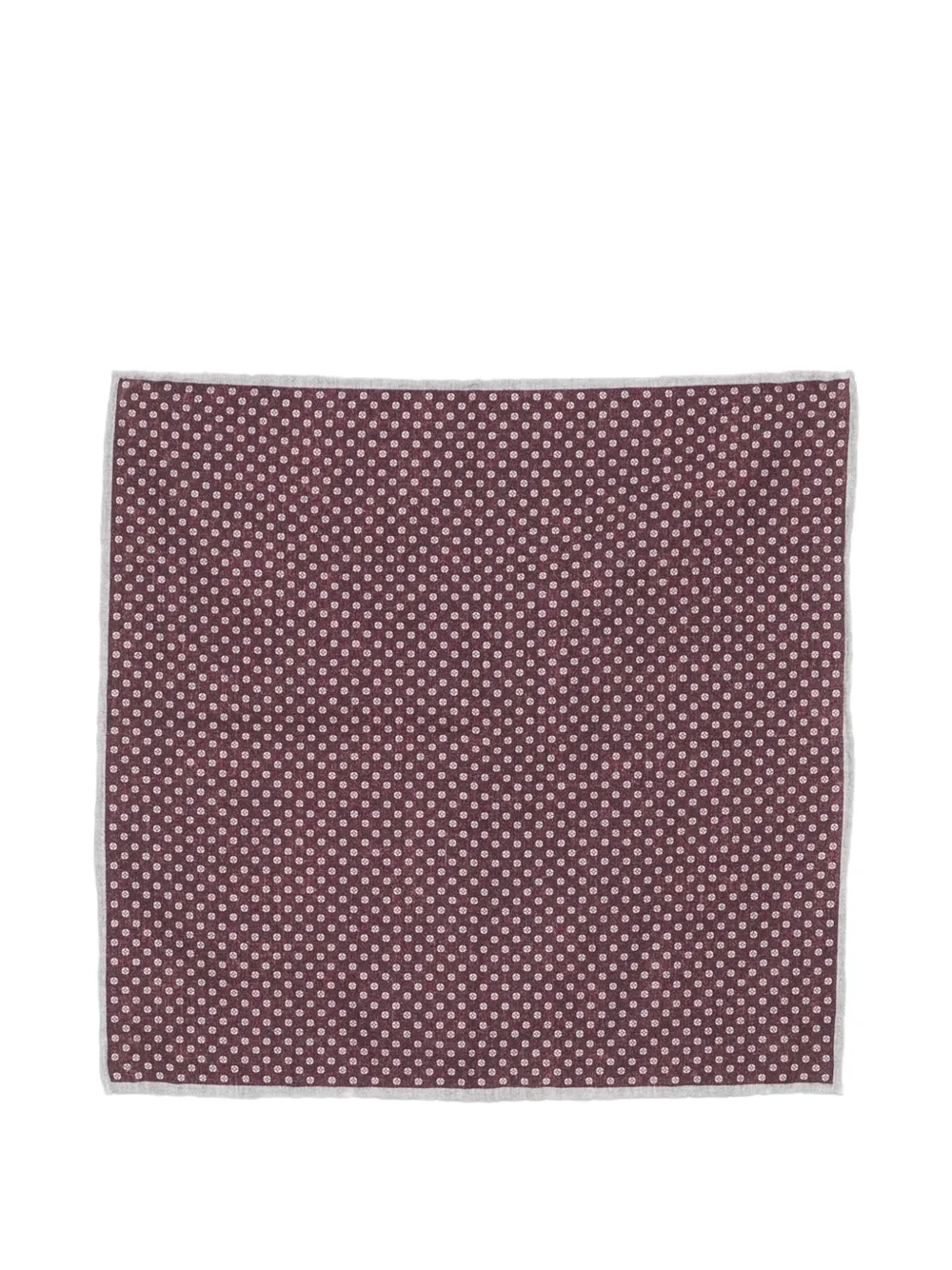 Batista Eleventy geometric-print pocket burgundy