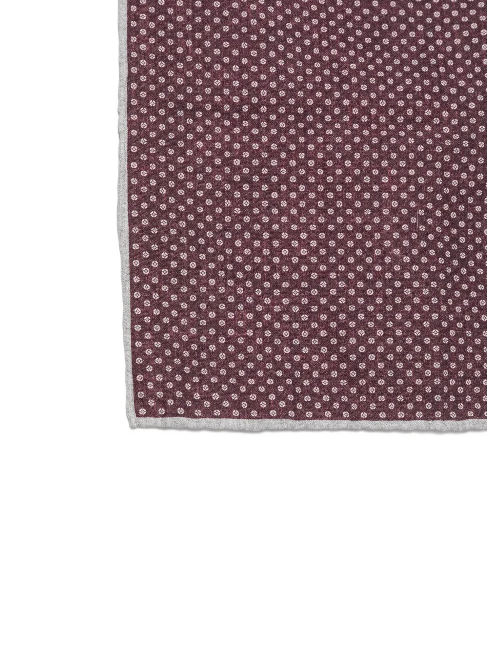 Batista Eleventy geometric-print pocket burgundy - imagine 2