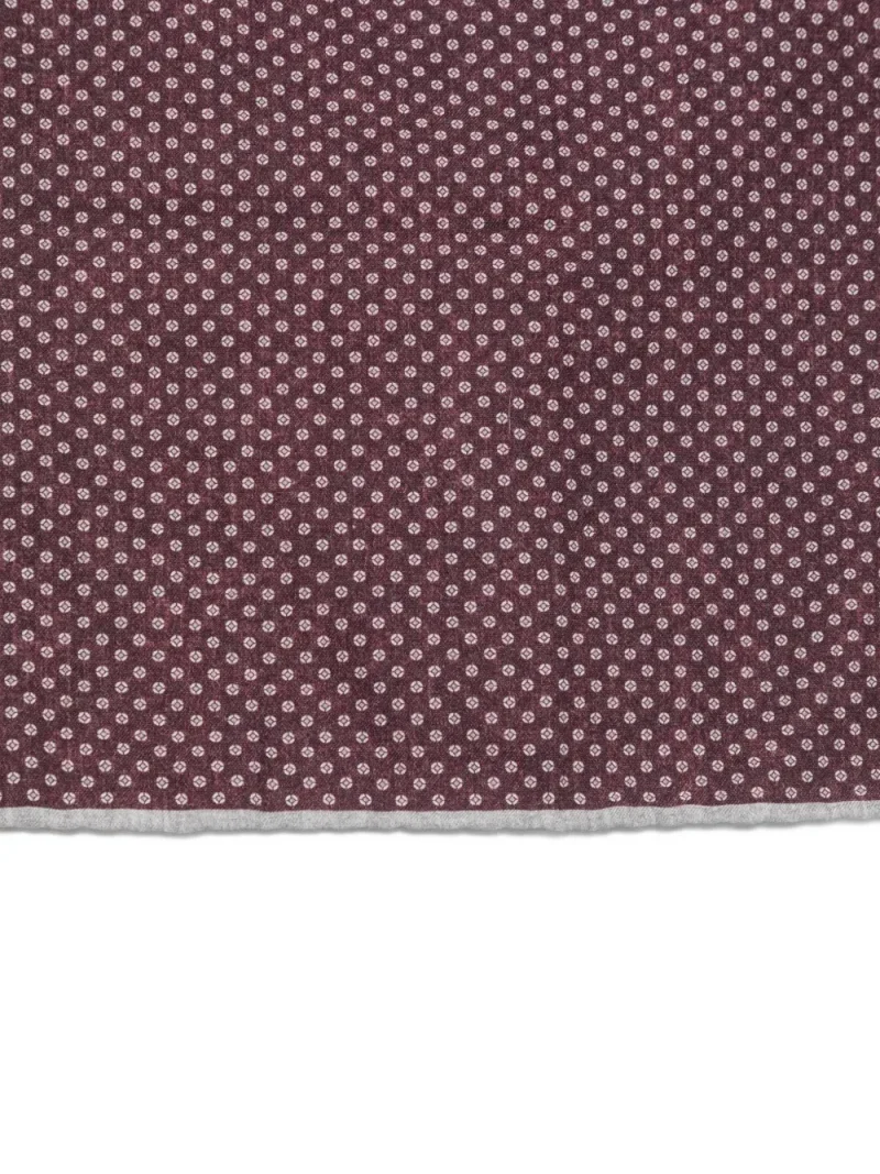 Batista Eleventy geometric-print pocket burgundy - imagine 3