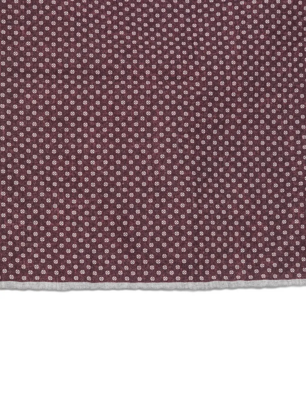 Batista Eleventy geometric-print pocket burgundy - imagine 3