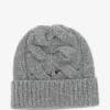 Caciula Lorena Antoniazzi cable-knit beanie gri