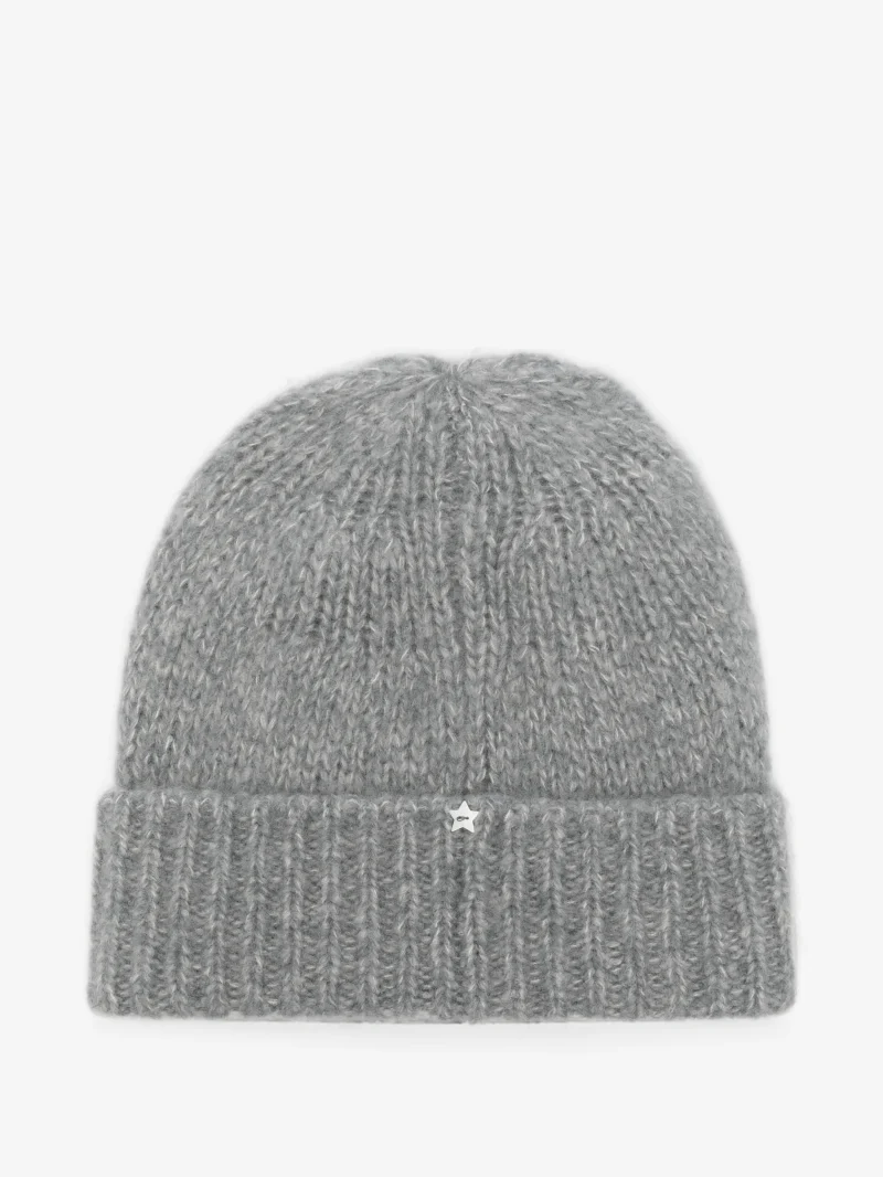 Alternative view of Caciula Lorena Antoniazzi cable-knit beanie gri