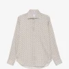 Camasa Eleventy polka-dot bej