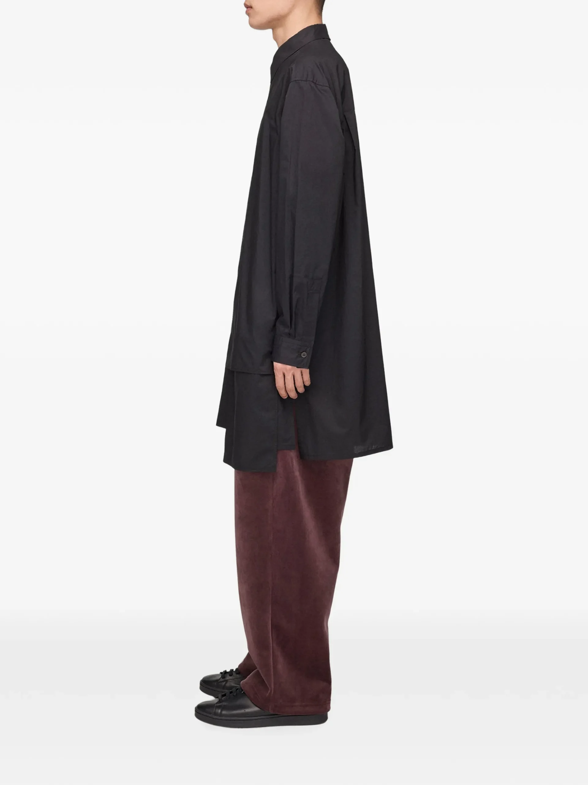Camasa Y-3 adaptive asymmetric negru - imagine 7