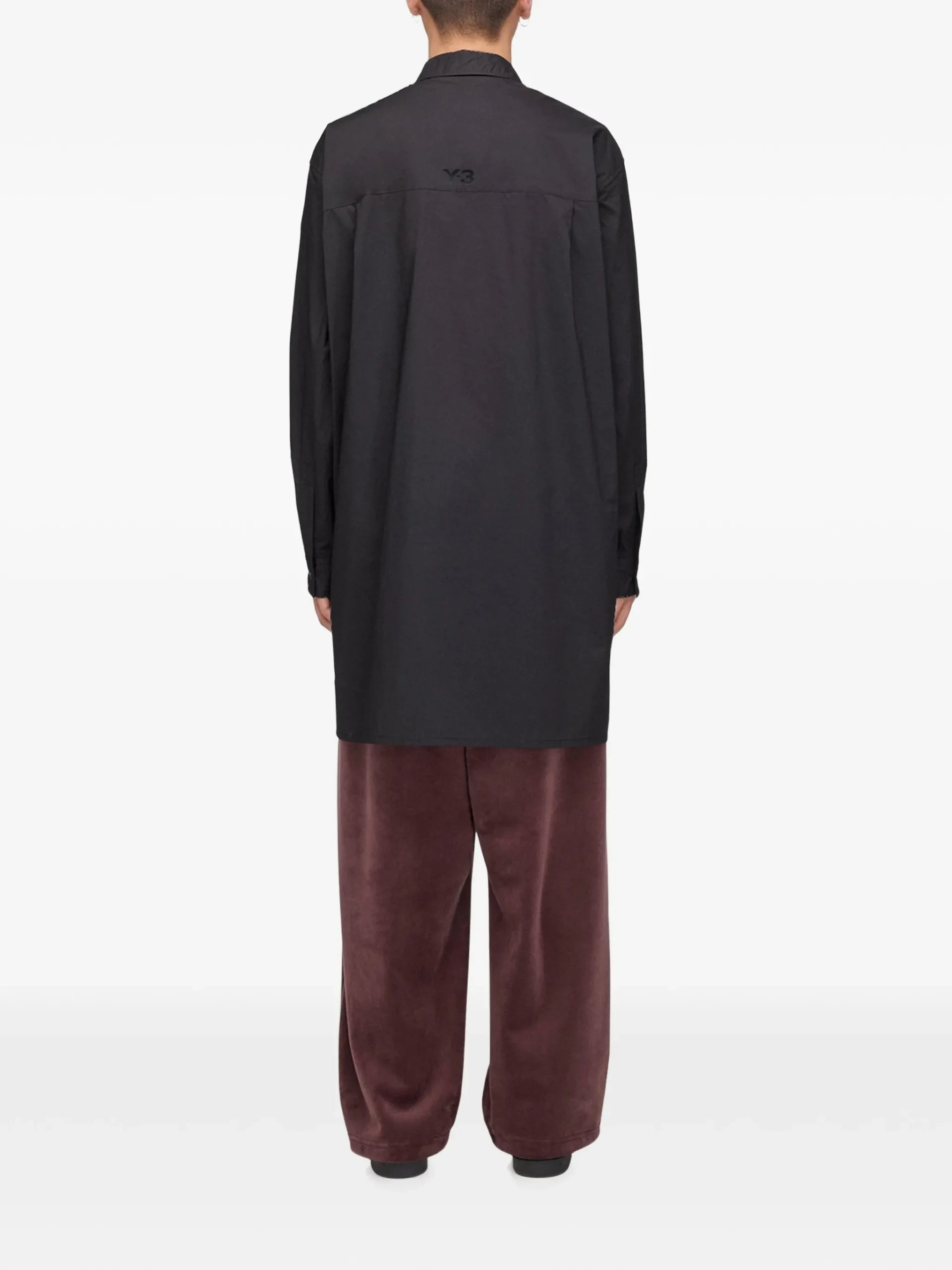 Camasa Y-3 adaptive asymmetric negru - imagine 6