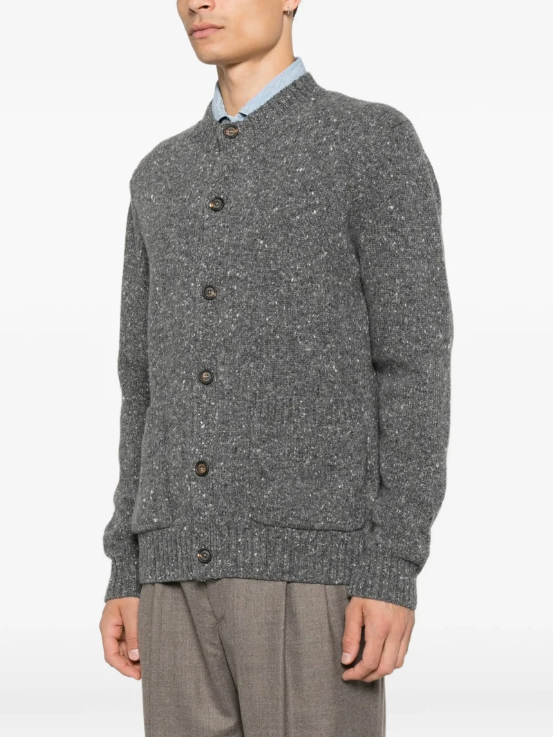 Cardigan Eleventy button-up gri - imagine 5
