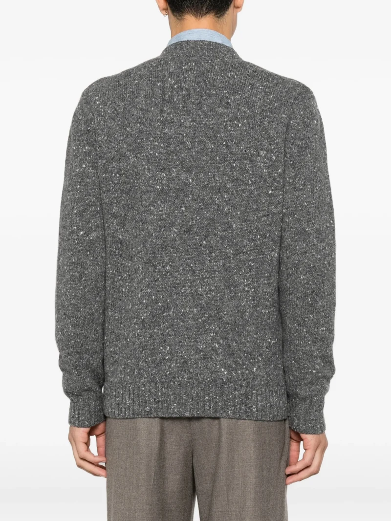 Cardigan Eleventy button-up gri - imagine 4