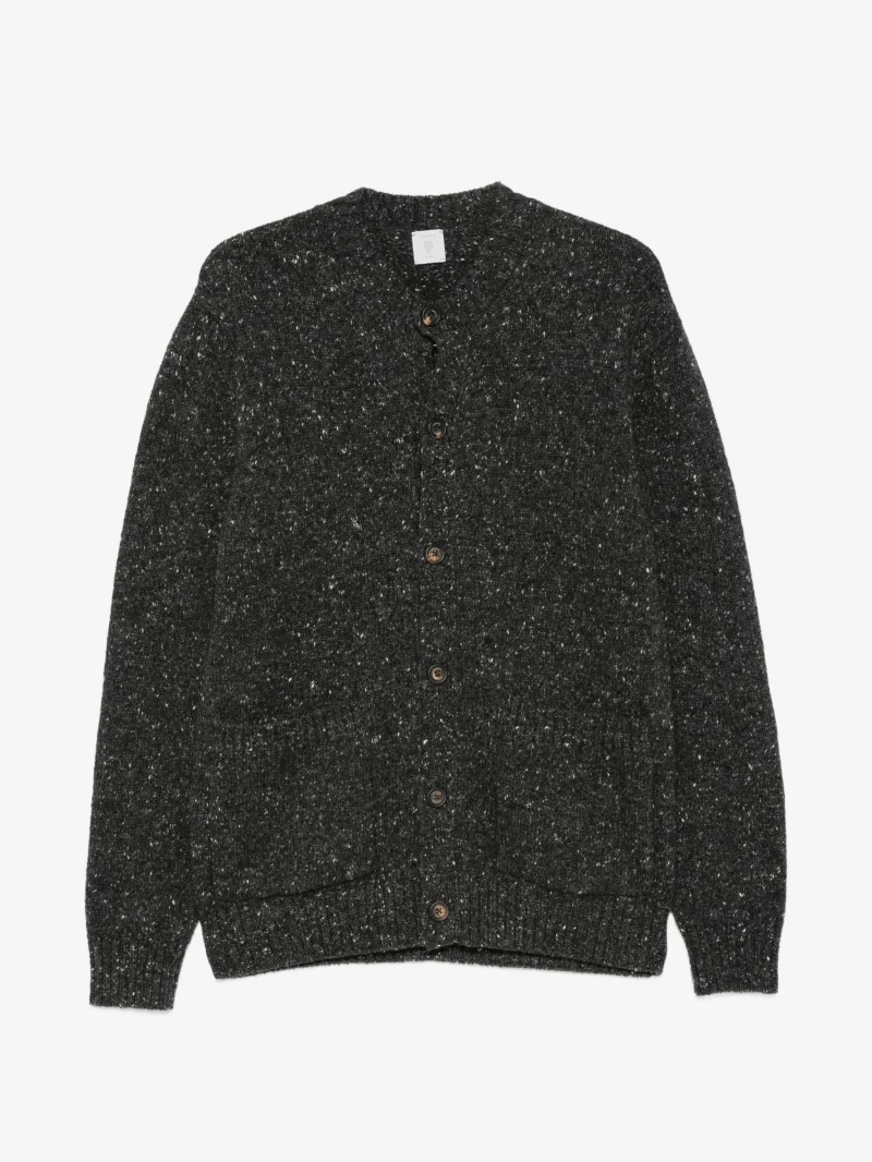 Cardigan Eleventy button-up gri