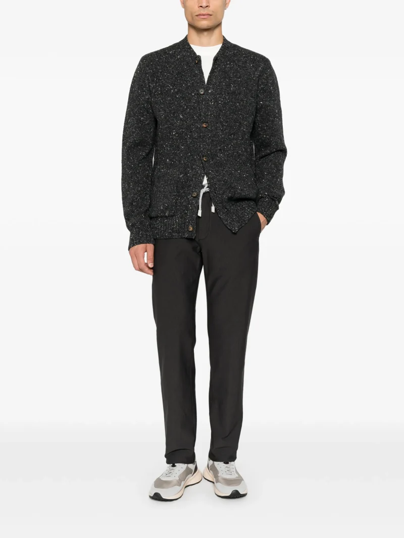 Alternative view of Cardigan Eleventy button-up gri