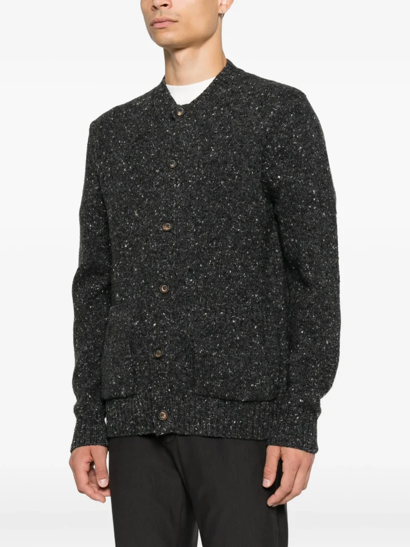 Cardigan Eleventy button-up gri - imagine 5