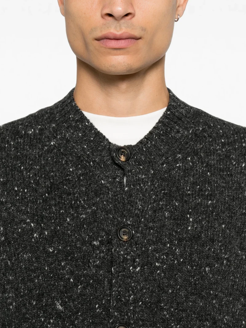 Cardigan Eleventy button-up gri - imagine 3