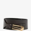 Curea Eleventy buckle-fastening wide-strap maro