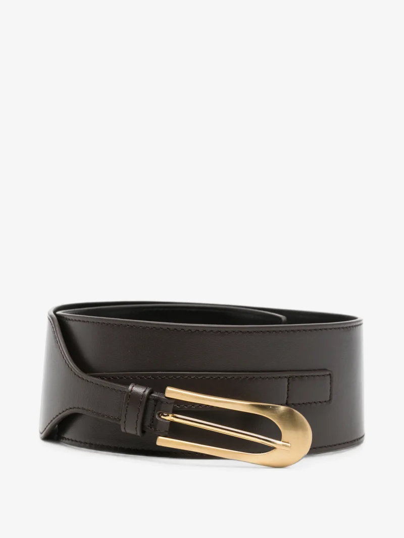 Curea Eleventy buckle-fastening wide-strap maro