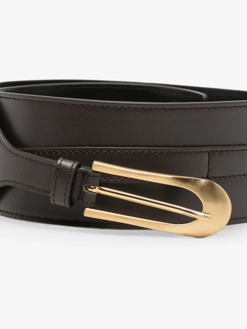Alternative view of Curea Eleventy buckle-fastening wide-strap maro