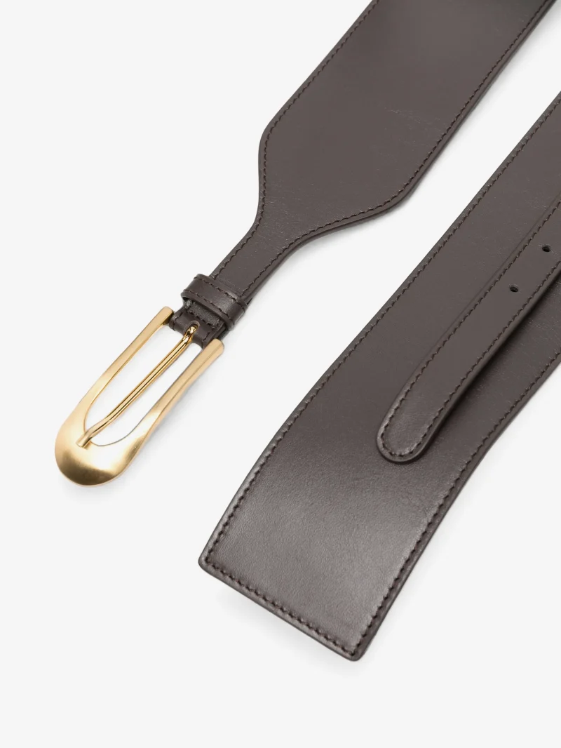 Curea Eleventy buckle-fastening wide-strap maro - imagine 3