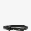 Curea Lorena Antoniazzi stud-fastening leather negru