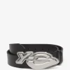 Curea Y-3 logo-plaque negru
