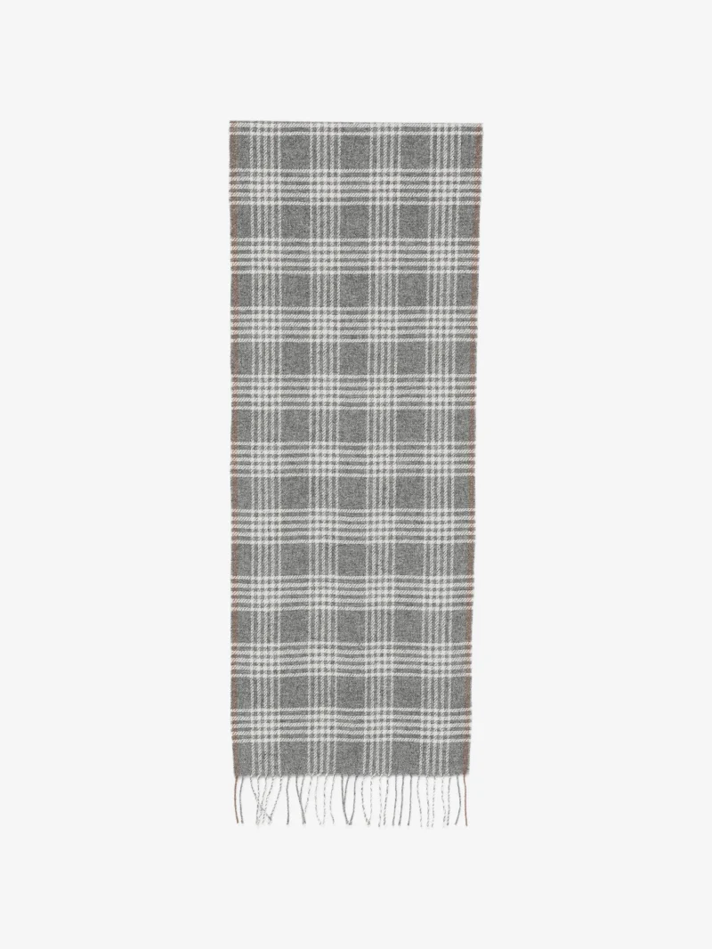 Esarfa Eleventy Fringed gri