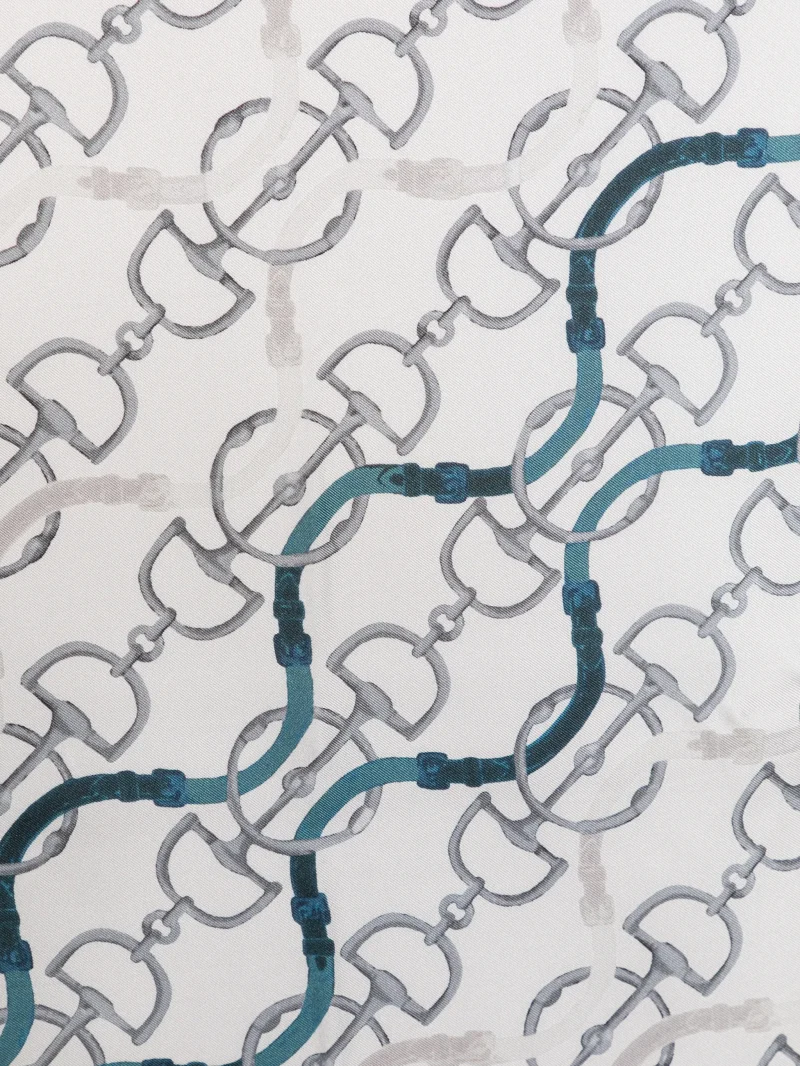 Alternative view of Esarfa Eleventy chain-print multicolor