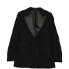 Jacheta Tom Ford Double-Breasted Buttoned negru