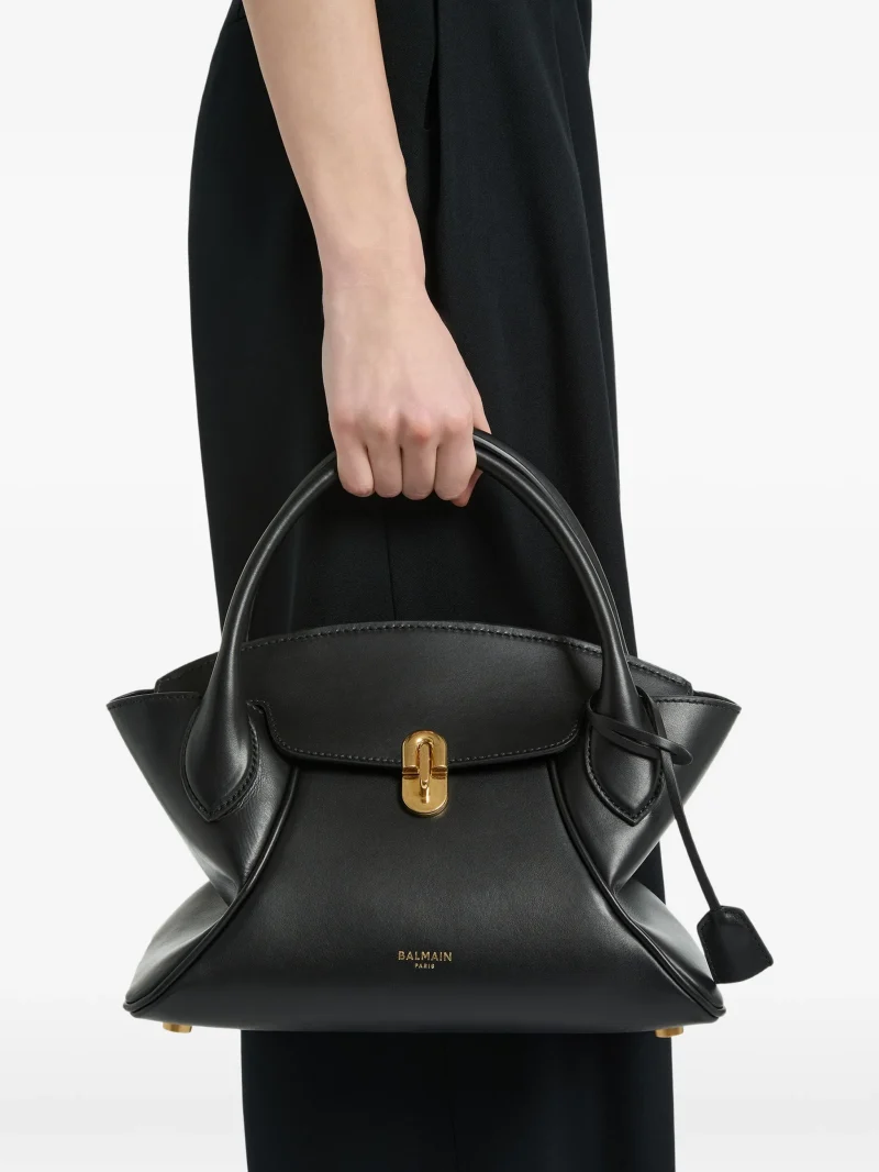 Geanta Balmain Pulse Day negru - imagine 6