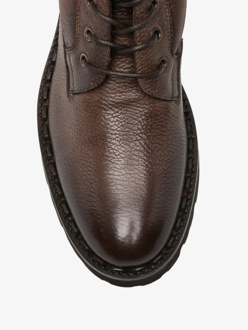 Ghete Eleventy lace-up maro - imagine 3