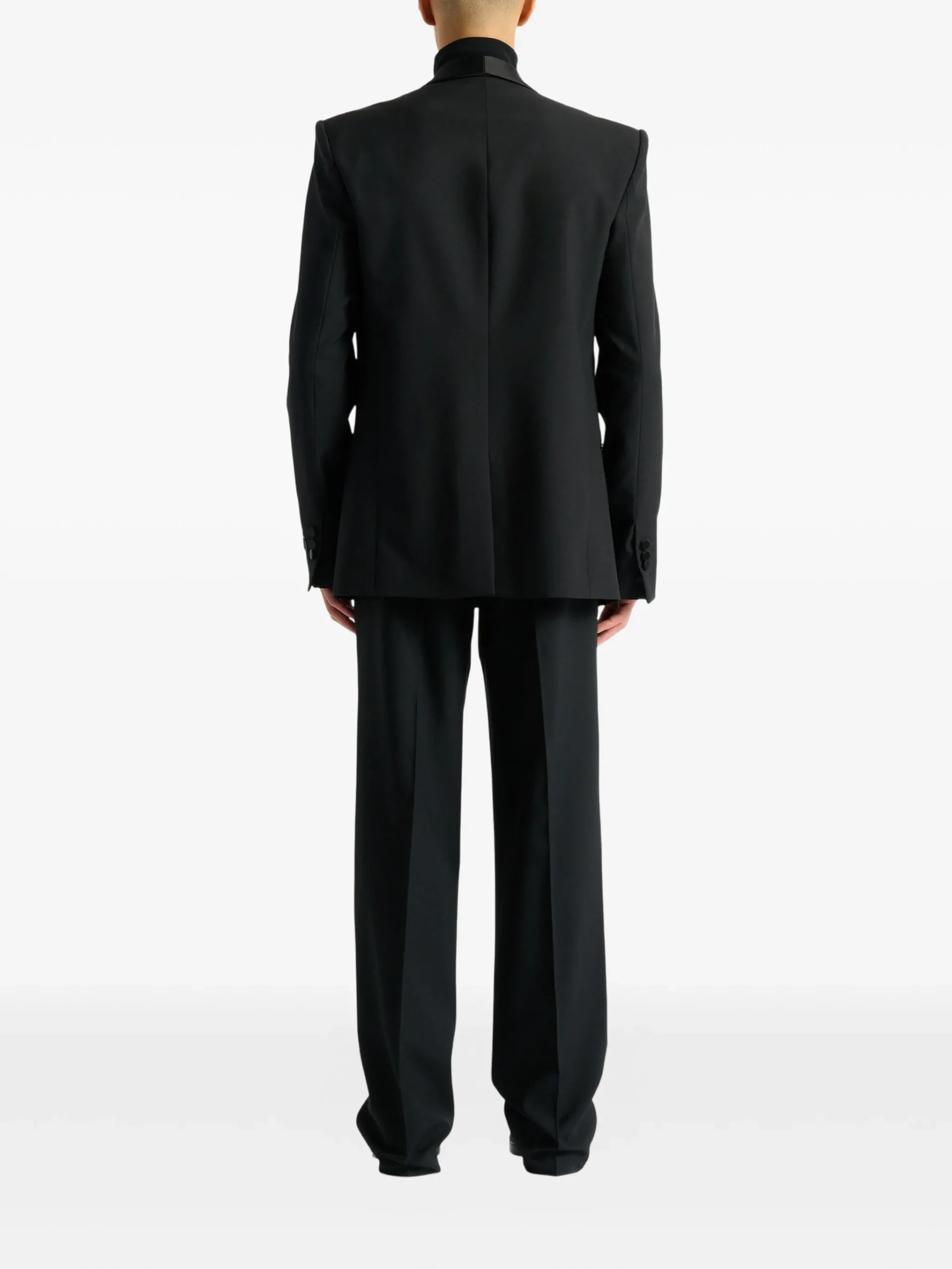 Jacheta Balmain 2-button negru - imagine 2