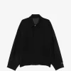 Jacheta Balmain logo-button spread-collar negru