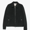 Jacheta Eleventy ribbed-knit panelled wool gri