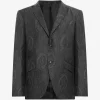 Sacou ETRO Paisley-Print Wool gri
