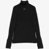 Maleta Lorena Antoniazzi roll-neck wool negru
