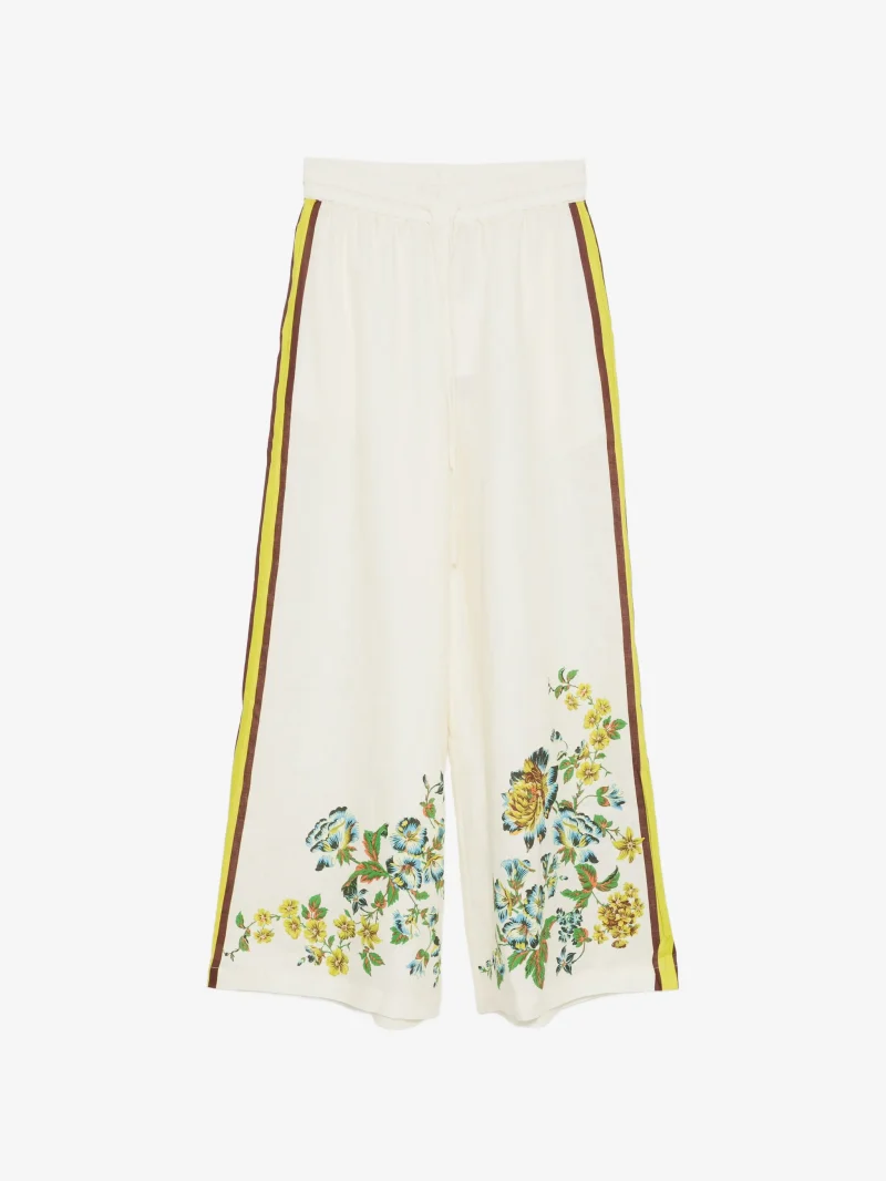 Pantaloni ALEMAIS Phyllis palazzo crem