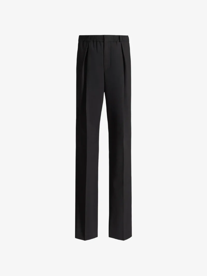 Pantaloni Balmain wool negru