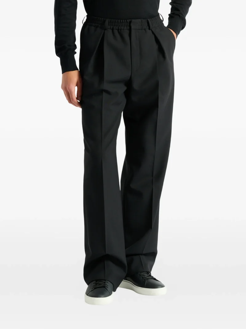Pantaloni Balmain wool negru - imagine 5