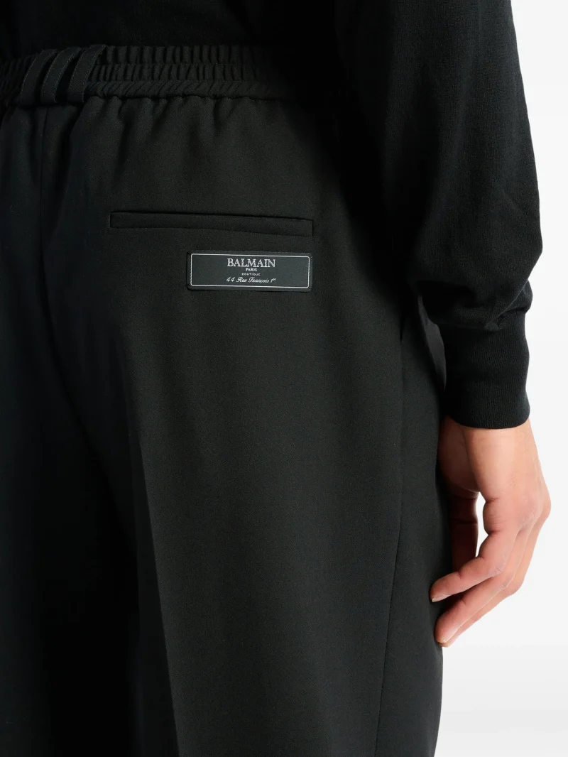 Pantaloni Balmain wool negru - imagine 4
