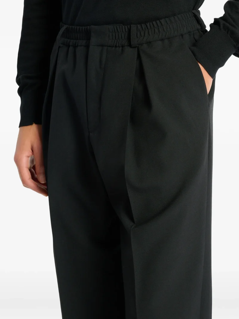 Pantaloni Balmain wool negru - imagine 3