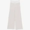 Pantaloni Eleventy drawstring straight bej