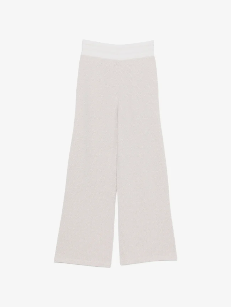 Alternative view of Pantaloni Eleventy drawstring straight bej