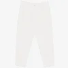 Pantaloni Eleventy pleated tapered alb