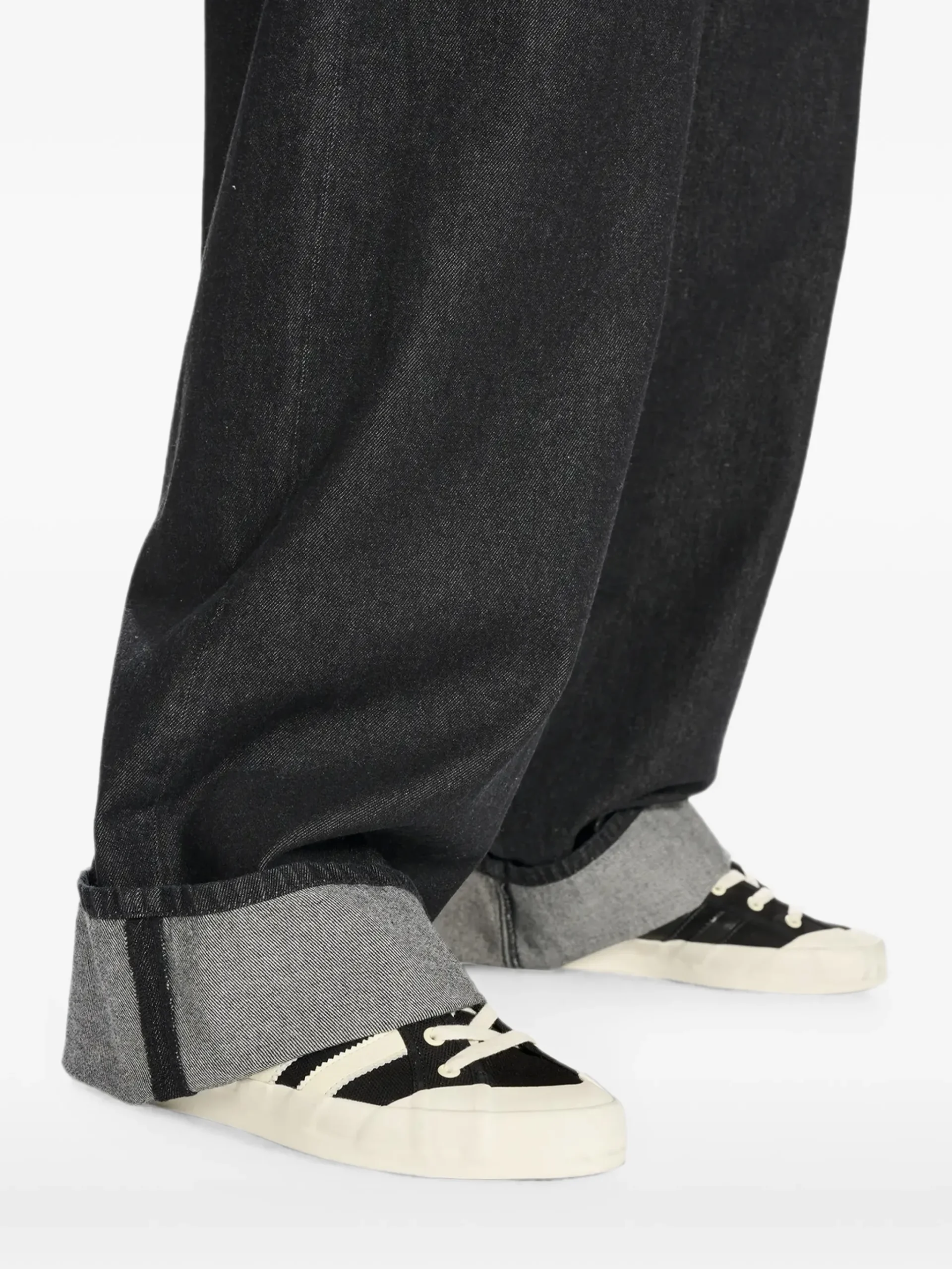 Pantaloni Y-3 Denim negru - imagine 3