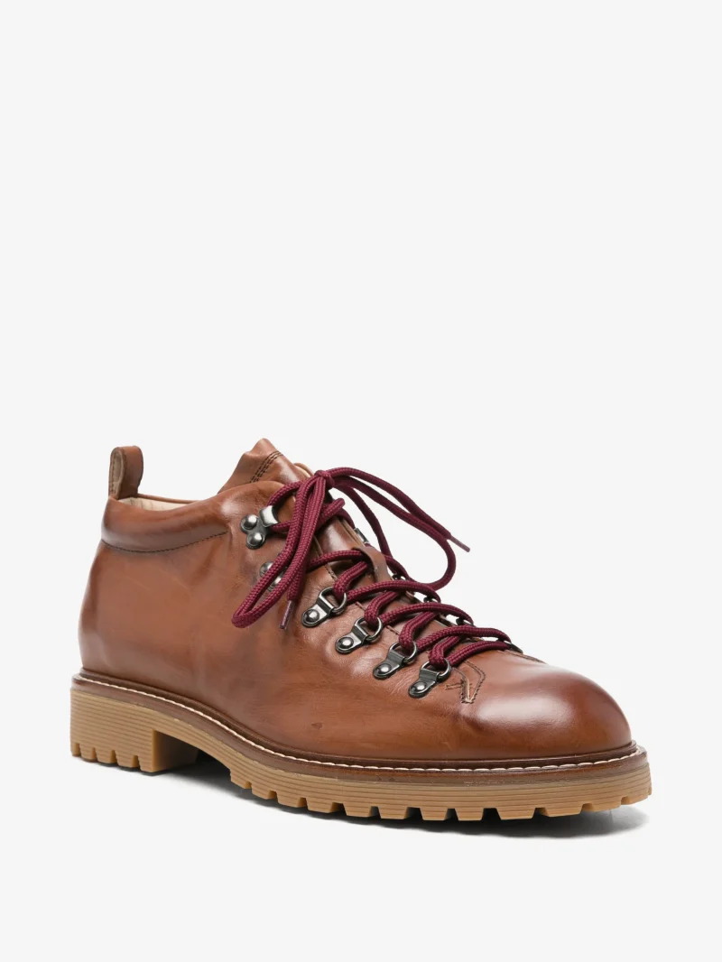 Alternative view of Pantofi Eleventy lace-up hiking maro