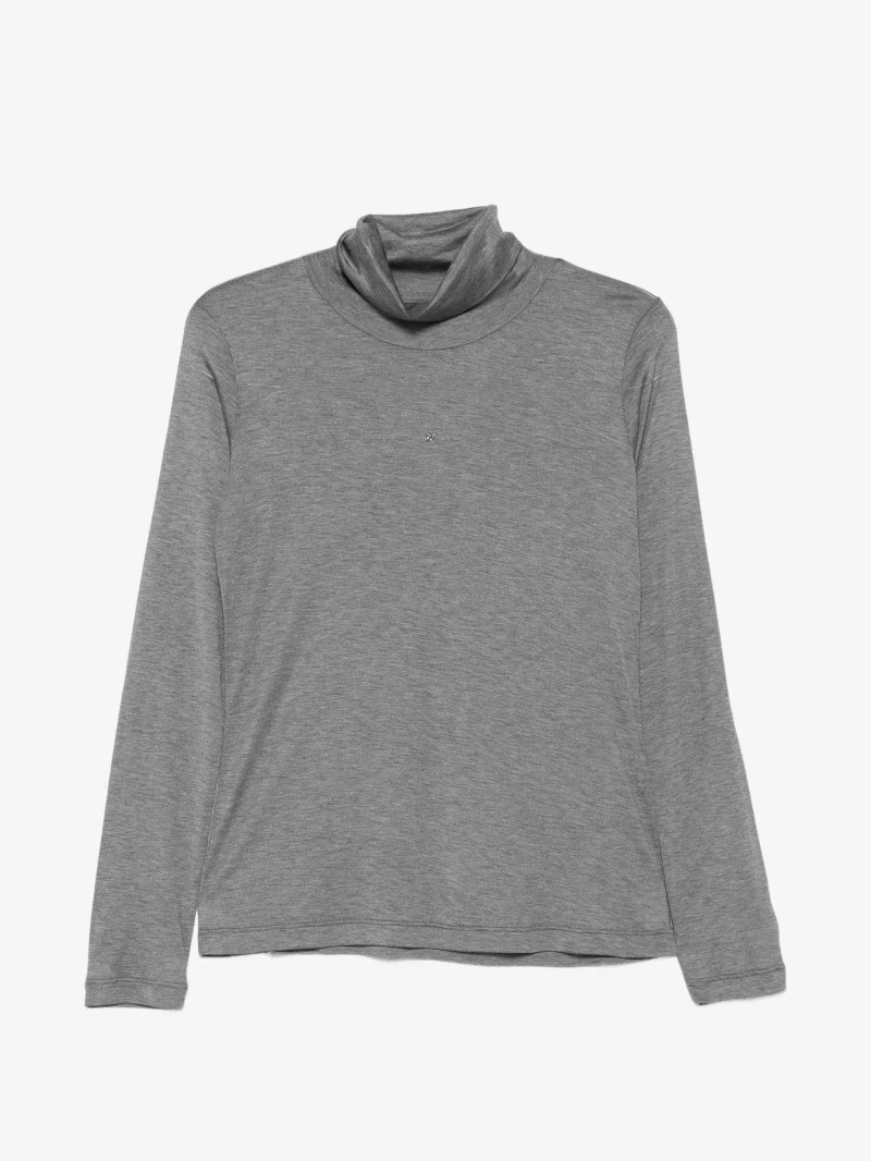 Pulover Lorena Antoniazzi roll-neck long-sleeve gri