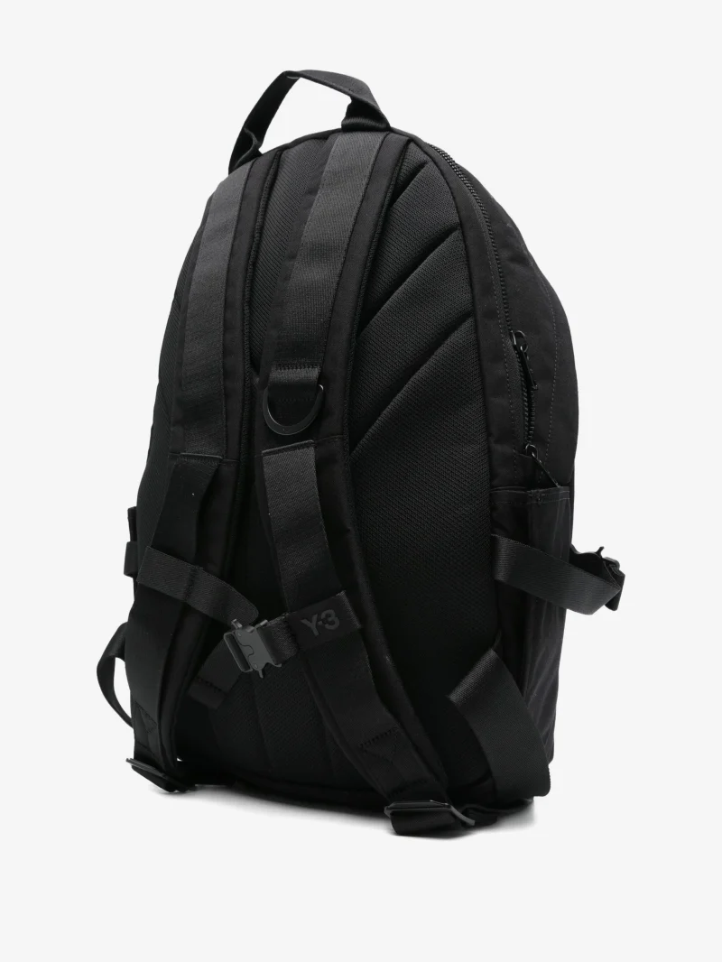 Alternative view of Rucsac Y-3 buckle-detail logo-print negru