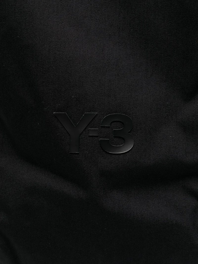 Rucsac Y-3 buckle-detail logo-print negru - imagine 4