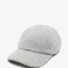 Sapca Eleventy boucle-texture baseball gri