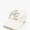 Sapca Golden Goose crystal-embellished logo-patch bej