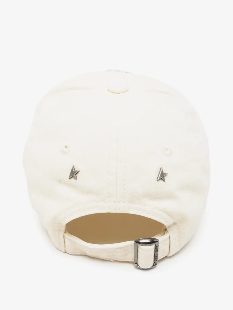 Alternative view of Sapca Golden Goose crystal-embellished logo-patch bej