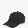 Sapca Y-3 Logo-embroidered baseball negru